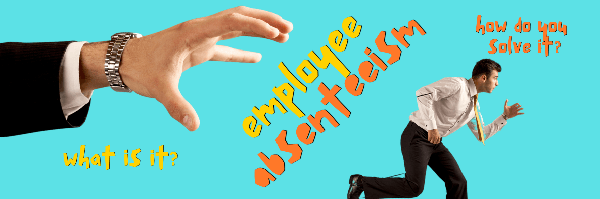 employee running away from boss' hand due to lack of employee absenteeism management